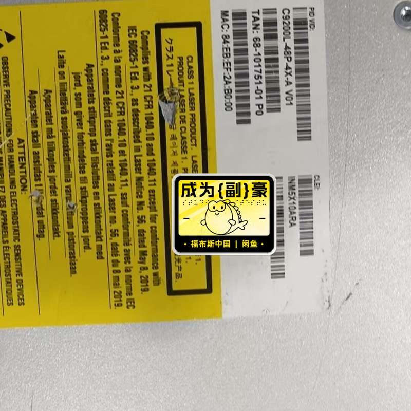 思科C9200L-48P-4X-A 48口千兆交换机,二手原--议价商品