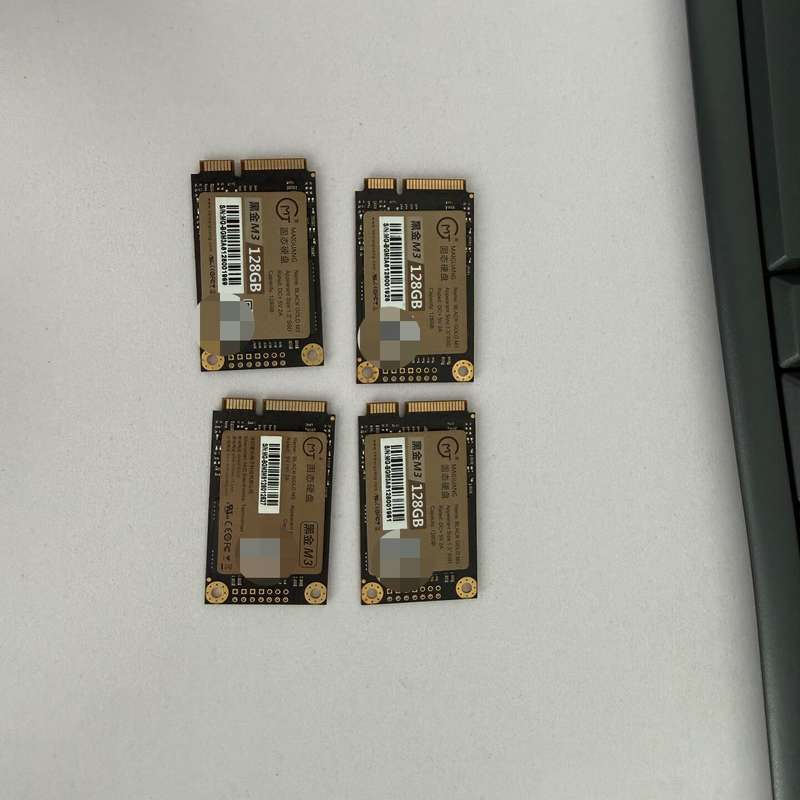 麦光黑金M3固态硬盘,有4个打包,128GB,MSATA接口--议价商品