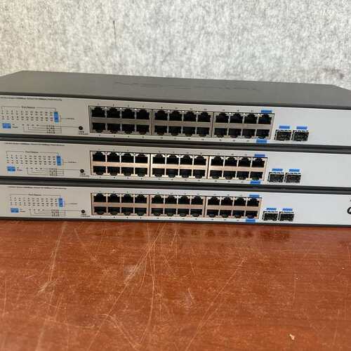 华三全千兆交换机，型号:H3C S1224F，带两个光口。新--议价商品