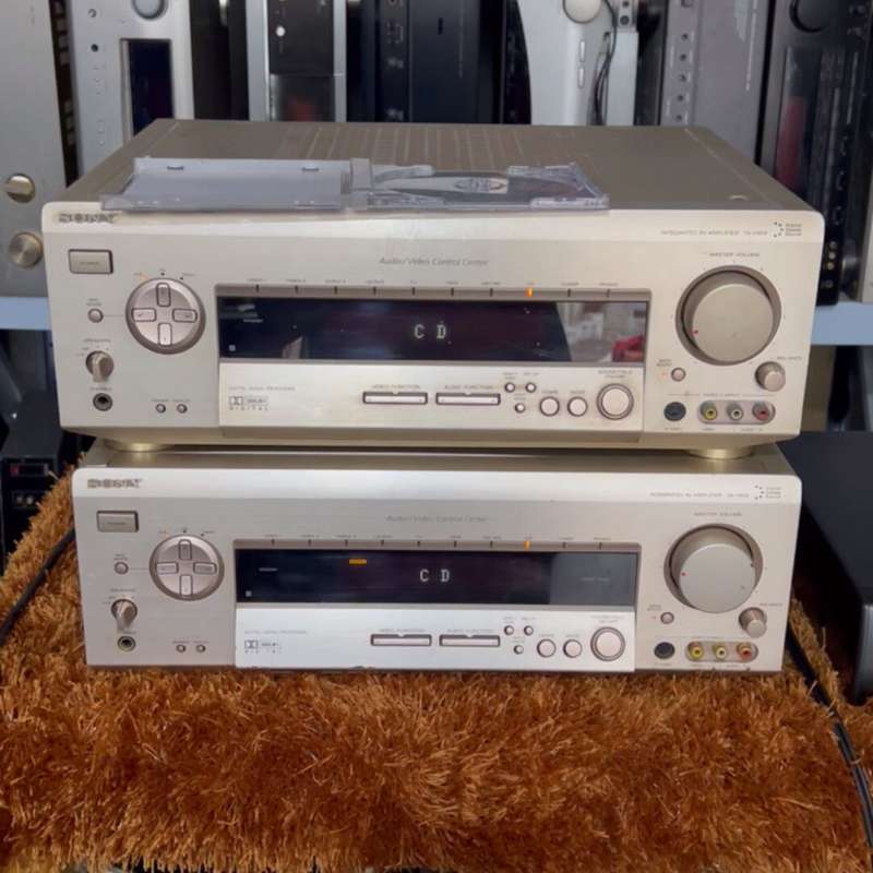 索尼TA-V909，5.1声道光纤同轴解码功放机，420元不--议价商品