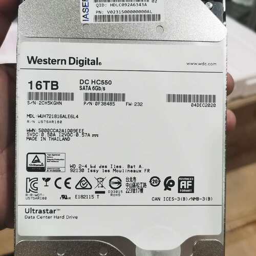 浪潮/inspur 16T SATA HC550 3.5--议价商品
