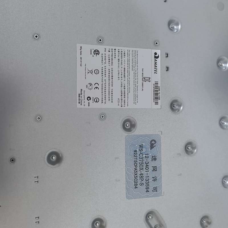 思科WS-C3750X-48P-S 千兆POE供电交换机。全--议价商品