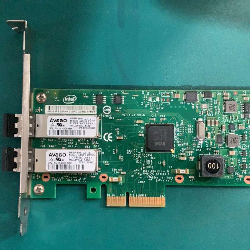 英特尔Intel I350-F2 pcie双千兆光口网卡--议价商品