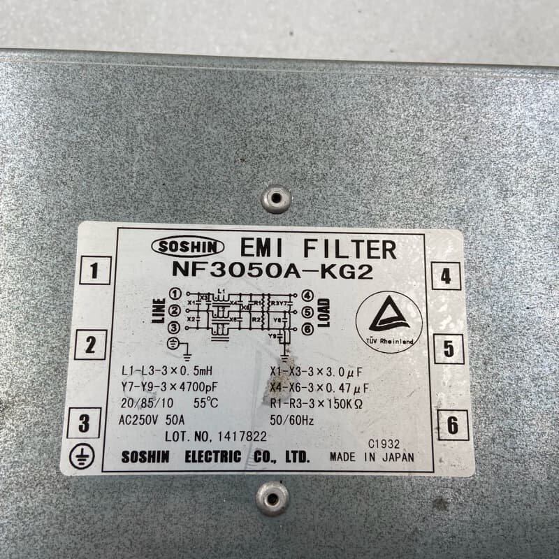 日本SOSHIN电源滤波器 NF3050A-KG2 成色漂亮--议价商品