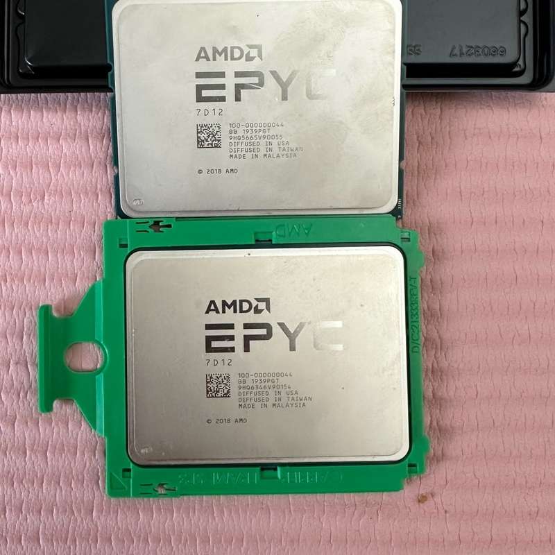 AMD EPYC 7D12 CPU ，32核64线程，85瓦--议价商品