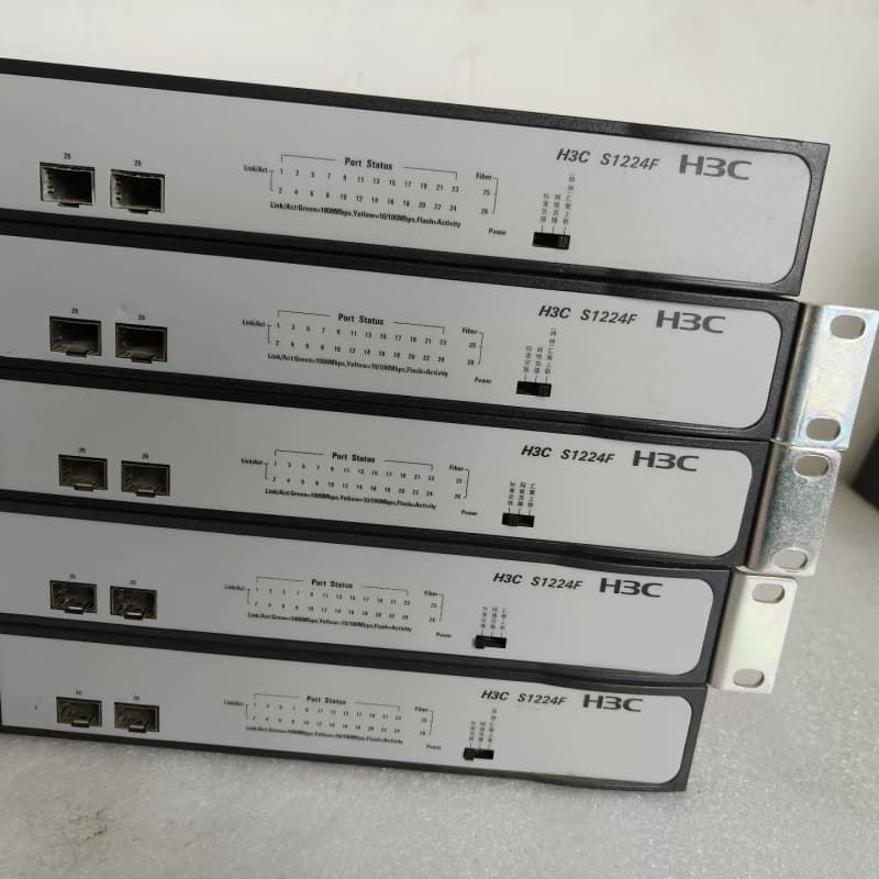 二手 H3C S1224F 24口千兆交换机 2光口 机架式--议价商品