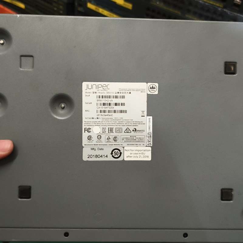 瞻博Juniper SRX110 SRX110H2-VA 实--议价商品