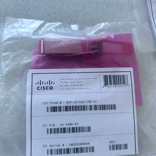 思科原装SFP-10/25G-CSR-S光模块,全新单包,马--议价商品