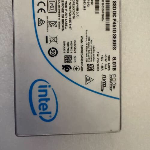 独独一个 现货出Intel/英特尔SSD DC P4510--议价商品