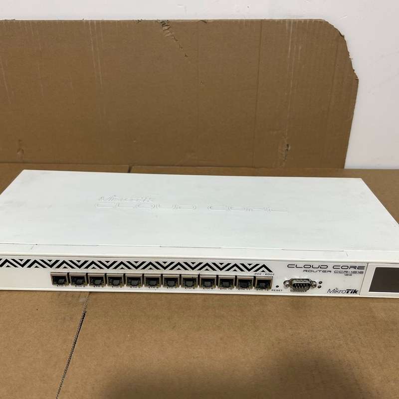 Mikrotik CCR1016-12G 12电口 路由器--议价商品