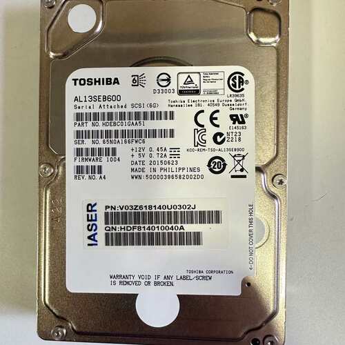 全新浪潮 东芝 AL13SEB600 600G SAS 10--议价商品