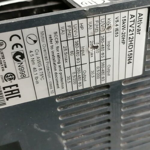 施耐德变频器 Altivar ATV212HD15N4，15--议价商品