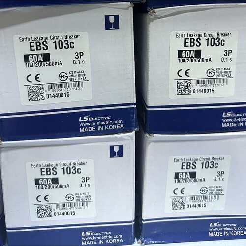 韩国LS. EBS103C 60A剩余电流保护断路器--议价商品