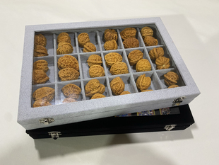 高档文玩核桃收纳盒狮子头手串盒核桃储存盒装文玩核桃的盒子