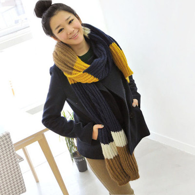 编织情侣多色材料包非成品围巾线