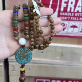 STJ022-多圈木珠项链｜复古多宝 小众国风配饰