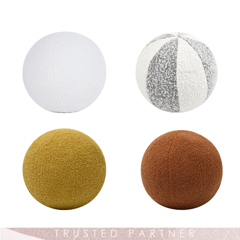 抱枕枕头北欧纯色样板房