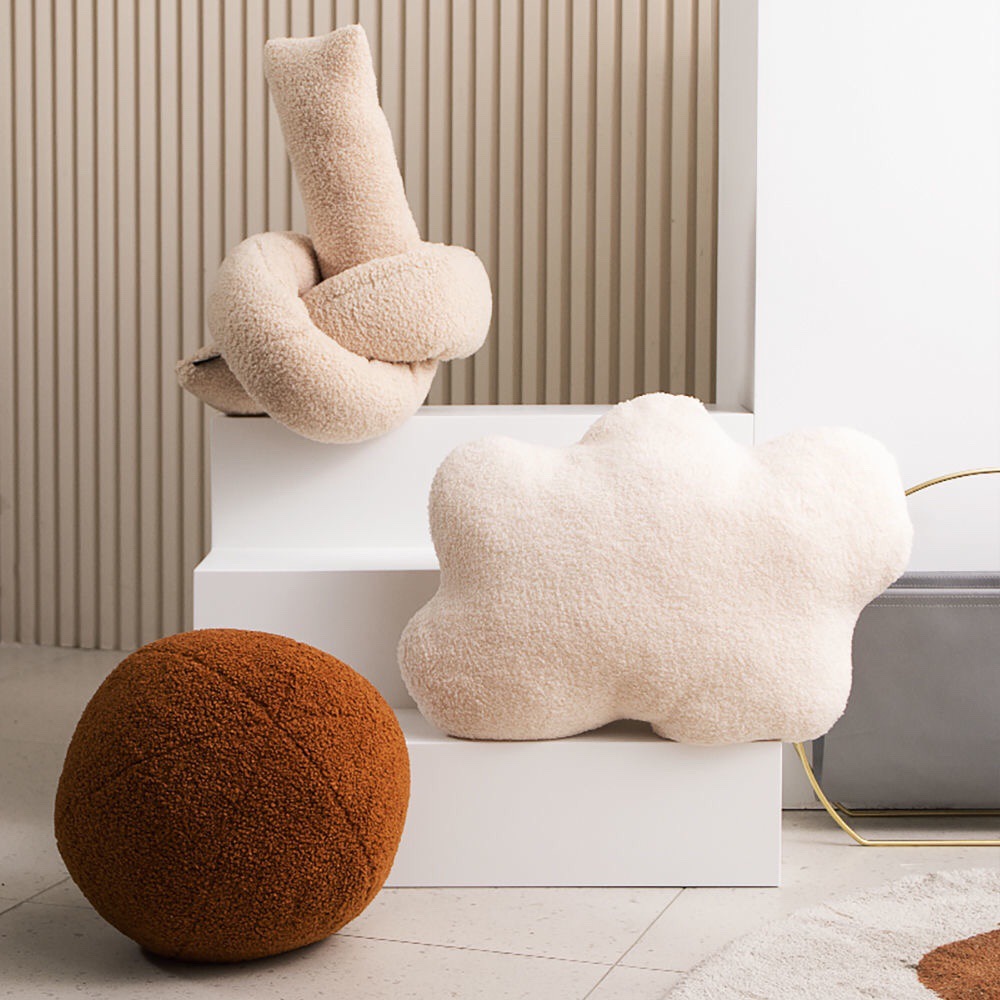 床头北欧沙发几何抱枕靠背异形