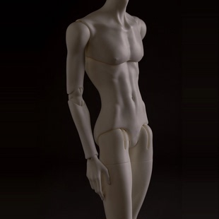 DollZone 45CM特四BJD娃4分男体DZ素体配身配体狗狗体