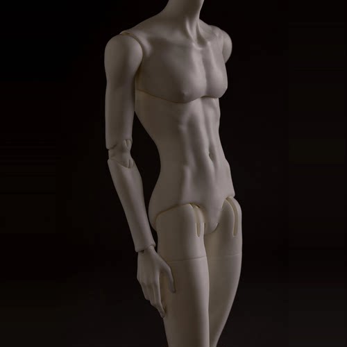 DollZone 45CM特四BJD娃4分男体DZ素体配身配体狗狗体