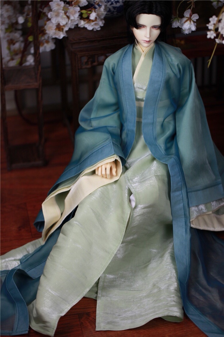 【呆铺子】现货BJD娃衣叔/70叔/68叔/SD17男/73叔/普叔 绿纱古装