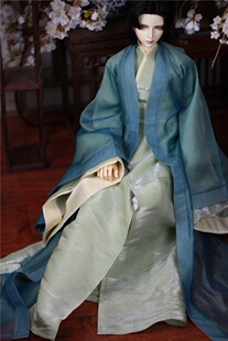 【呆铺子】现货BJD娃衣叔/70叔/68叔/SD17男/73叔/普叔 绿纱古装