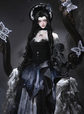 DollZone3分新娃夜蝶71女体无面妆全套裸娃BJD娃娃DZ小喵汪