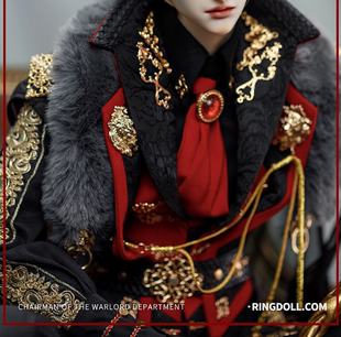 bjd戒之RD 雷蒙德官服 亲王督军贵族叔娃衣1/3官服配件官方服饰