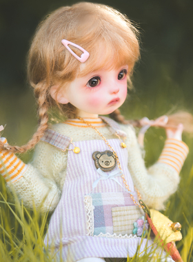 dz桃子6分BJD娃sd真人风1/6人偶女萝莉全套DollZone