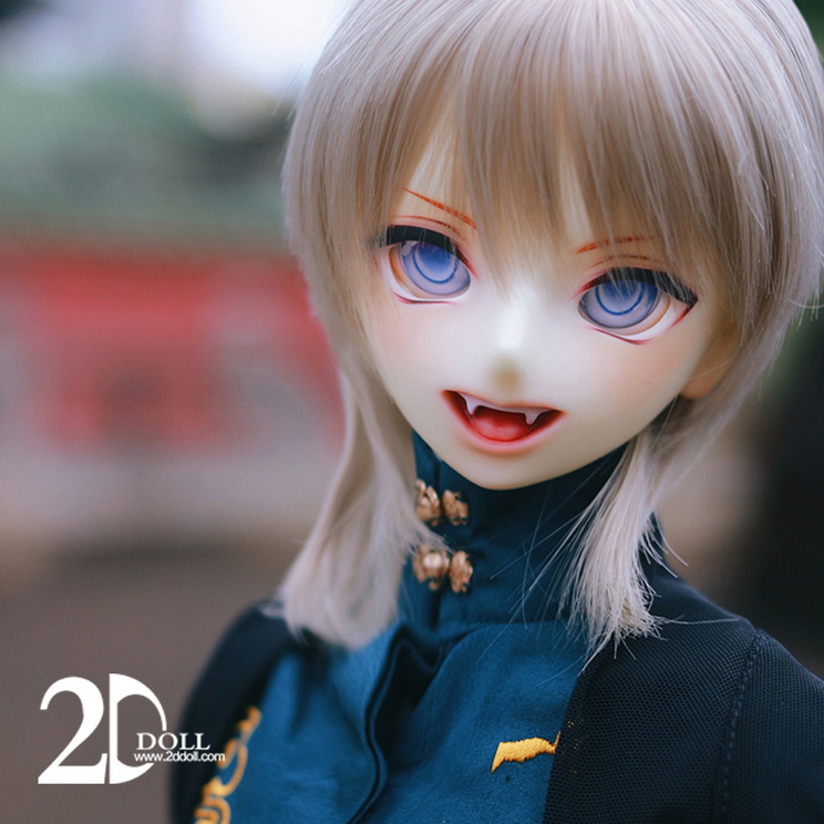 bjd-2d 1/3男63cm龙晨Longchen卡通脸（sd娃娃人形三分球形关节