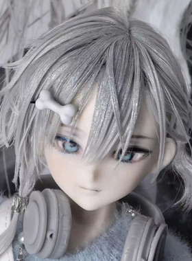 2ddoll x 小最奶糖4分墨&迹bjd娃娃1/4裸娃2d卡通头
