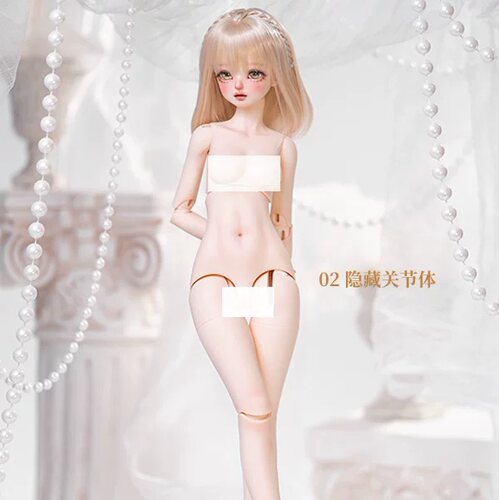 bjd西娅体-02大4分女身体MYOU4分1/4人形sd娃小喵汪裸娃配身