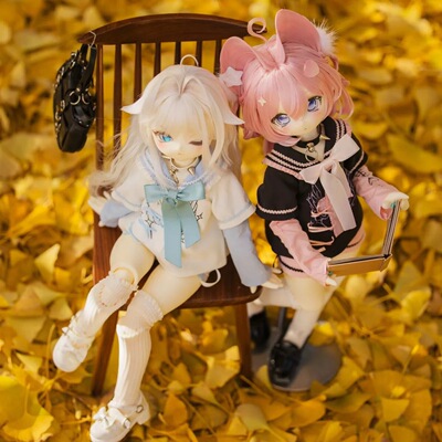 bjd小8小玖小5 UF胖四yoyo单体塑胶4分裸娃人形四分二次元头身体