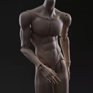 77叔单体龙魂人形社BJD娃身体75叔素体3分男小喵汪1