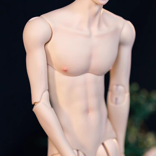 bjd 68男二代宽肩DK叔体3分单素体配身体sd娃1/3男免费调色普叔体