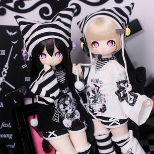 BJD 4分6分亚文化娃衣亚迷猫MDD熊妹囡囡体大力力棍棍体3插6普6