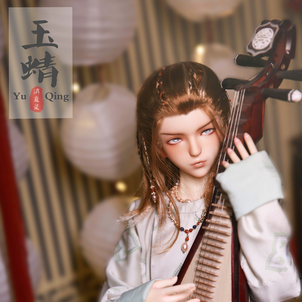 bjd-df-h1/3男62玉蜻(sd娃娃同类正版树脂)消夏录3分人形古风