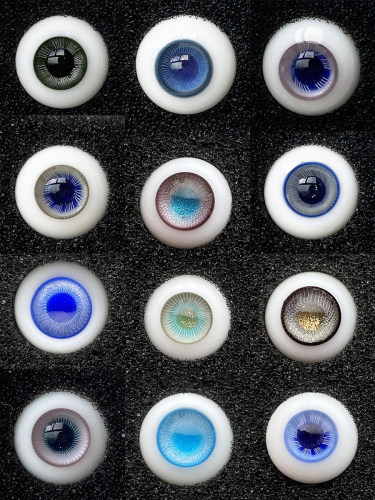 bjd玻璃A品-14mm眼纹系列（DA-02）金沙眼珠