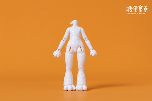 bjd糖果星系1/12老虎兽体单体素体配身体sd娃ob人形12分gsc