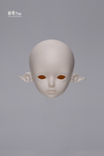 小喵汪bjd画境1/4维奥莱塔素头特体女娃单头展示