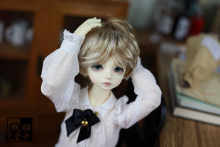 呆铺子 BJD假发六分三分小头四分 仿马海毛——焦糖布丁