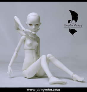 bjd-幽谷人形- 1/4特体B4-03 无声无色素体 身体