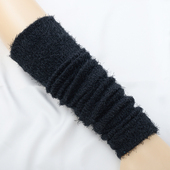 日单出口保暖袜套毛毛防寒护小腿过膝针织腿套护关节护手臂护膝女