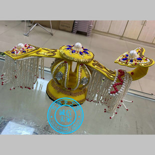 京剧粤剧霸王别姬头冠 虞姬如意冠 虞姬头冠 虞姬头饰 虞姬帽子