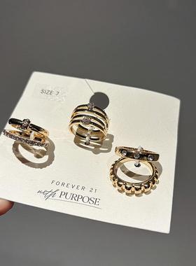 FOREVER21正品欧美大牌戒指冷淡