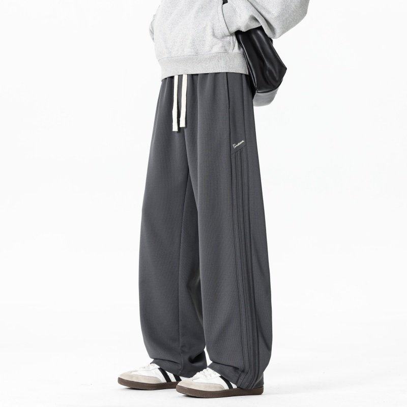 新款卫裤宽松休闲裤男韩版潮流百搭坠感阔腿拖地长裤,男装,休闲裤,淘宝优惠券,粉丝福利购,淘宝优惠卷