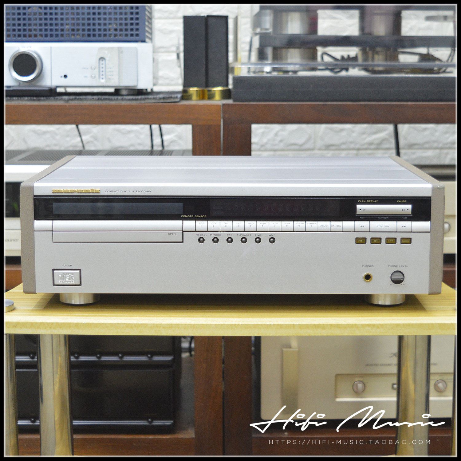 二手原装日本进口 Marantz/马兰士 CD-80 发烧高端CD播放机