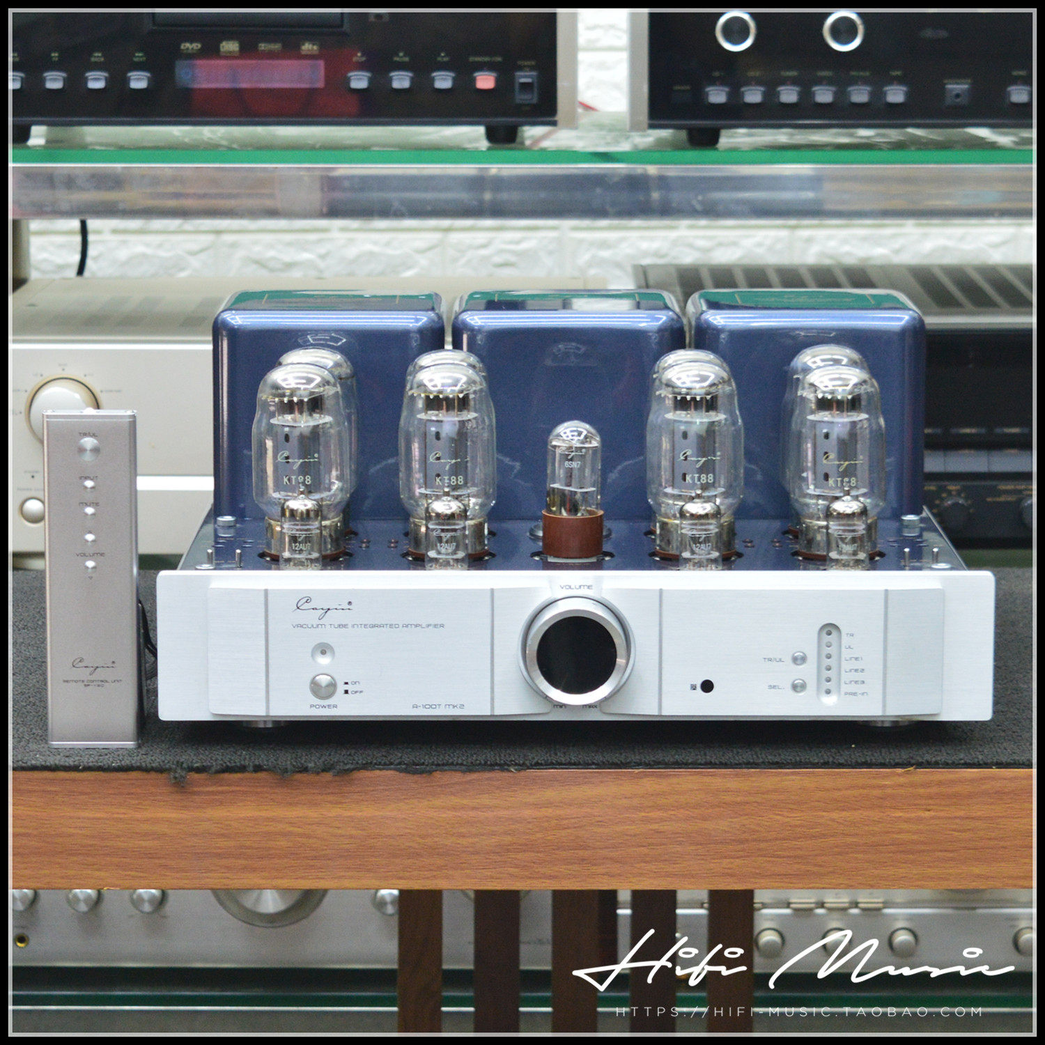二手原装正品Cayin/斯巴克 A-100T MKIIhifi发烧KT88 胆机220V
