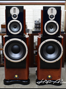 二手原装国货精品CAV/丽声 MD-EXIII HIFI发烧分体式烤漆落地音箱