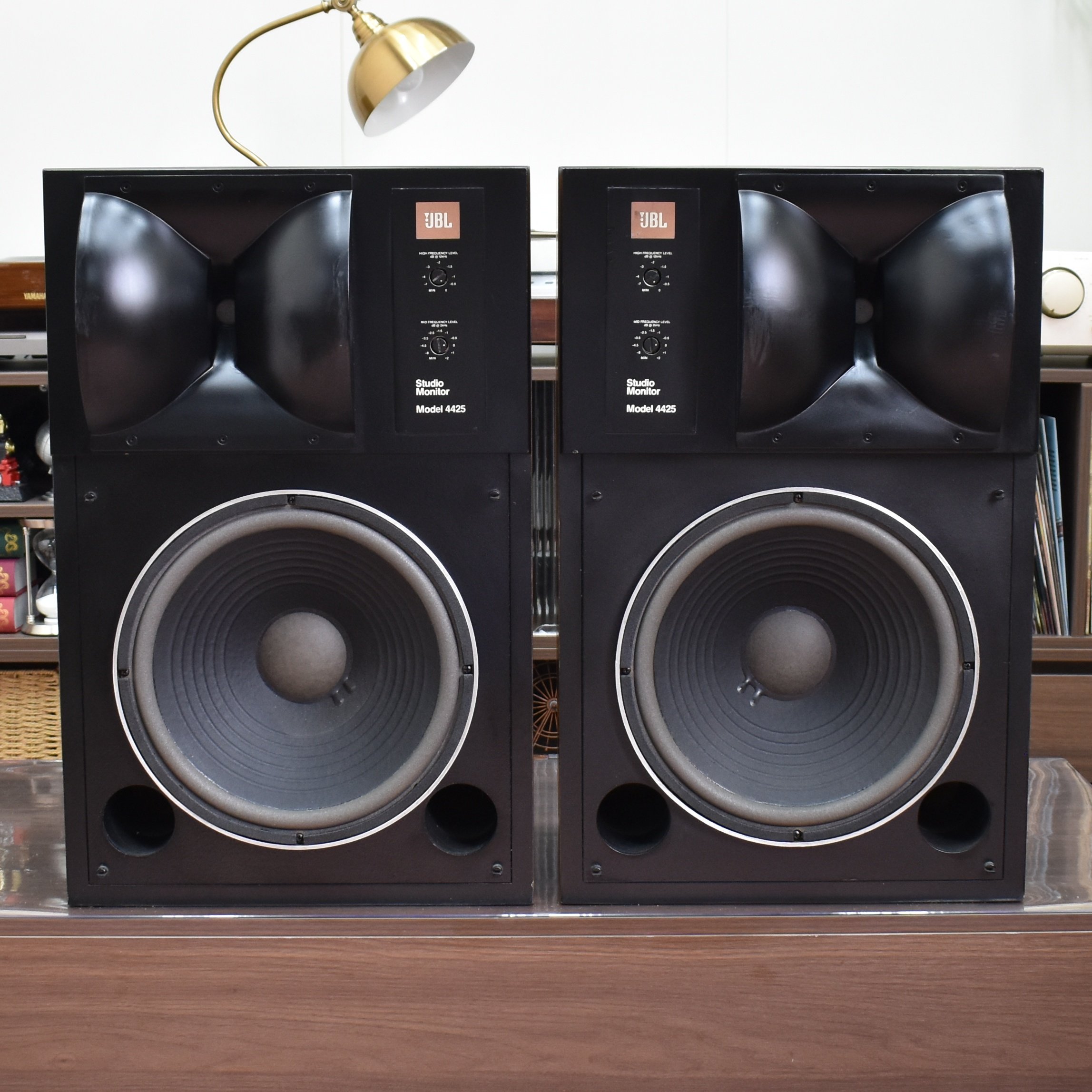 原装进口二手JBL 4425音箱12寸低音号角高音发烧hifi监听音箱现货